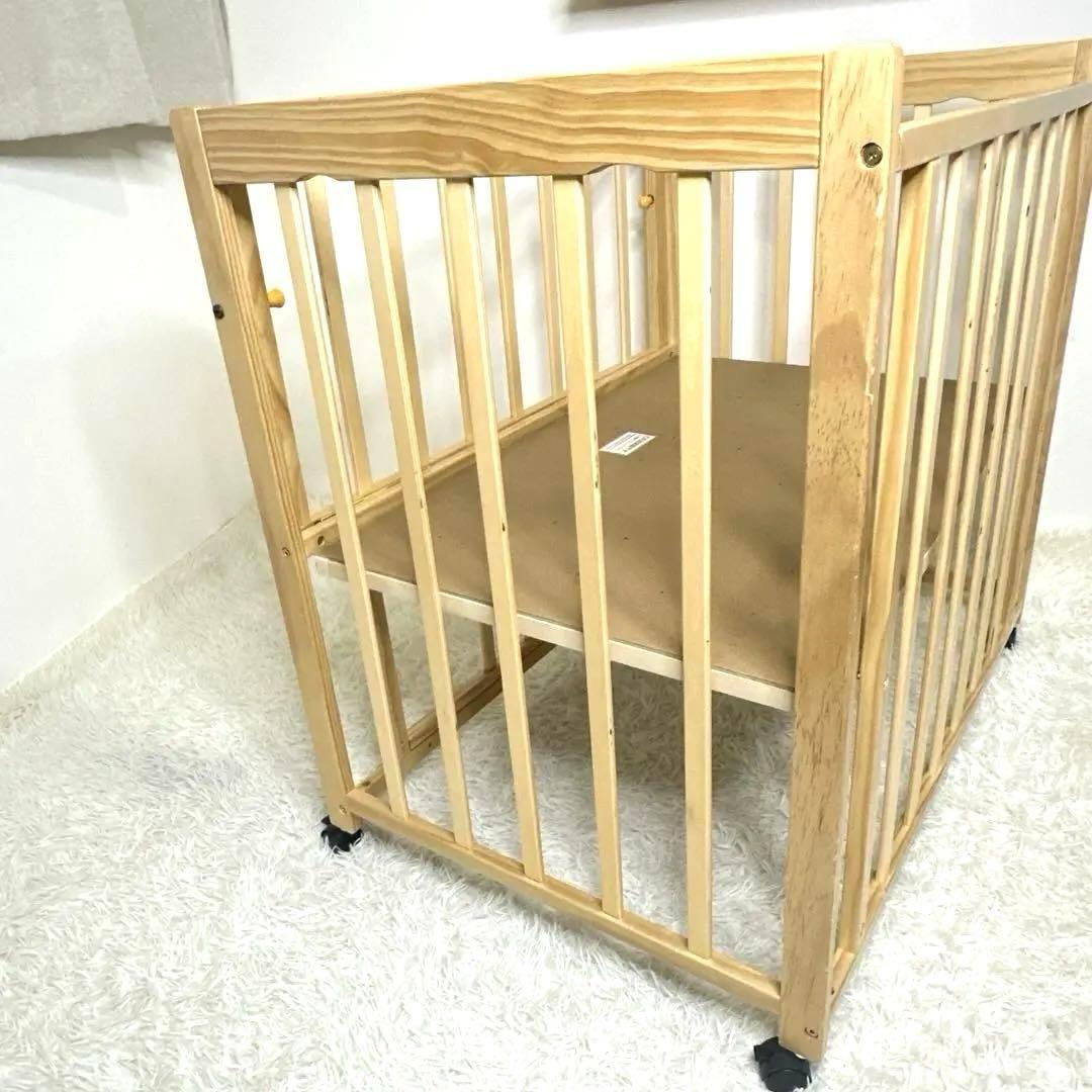 ハピネス Baby bed NEタイプ　ベビーベッド 組立説明書　工具付　美品