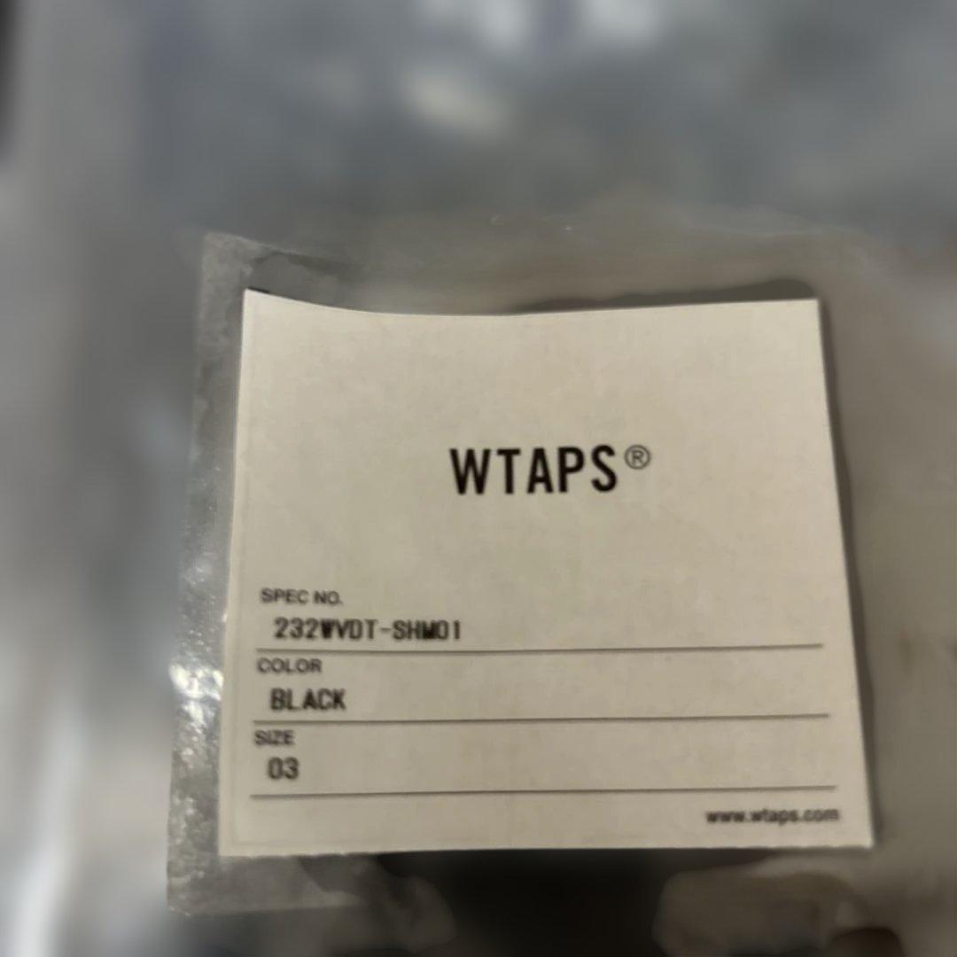 WTAPS ブラック 232WVDT-SHM01サイズ03 WTAPS ブラック 232WVDT-SHM01サイズ03