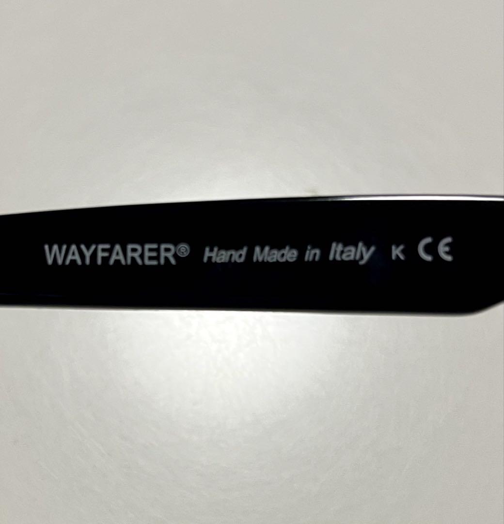atom様 Ray-Ban ウェイファーラー ブラックサングラス