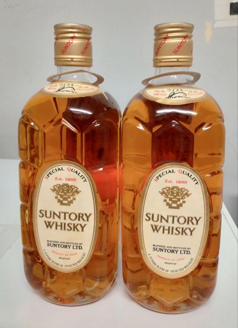 【未開栓】 サントリー ウイスキー 角瓶 特角10年 白角 金キャップ 未開栓】 サントリー ウイスキー 角瓶 特角10年 白角 金キャップ