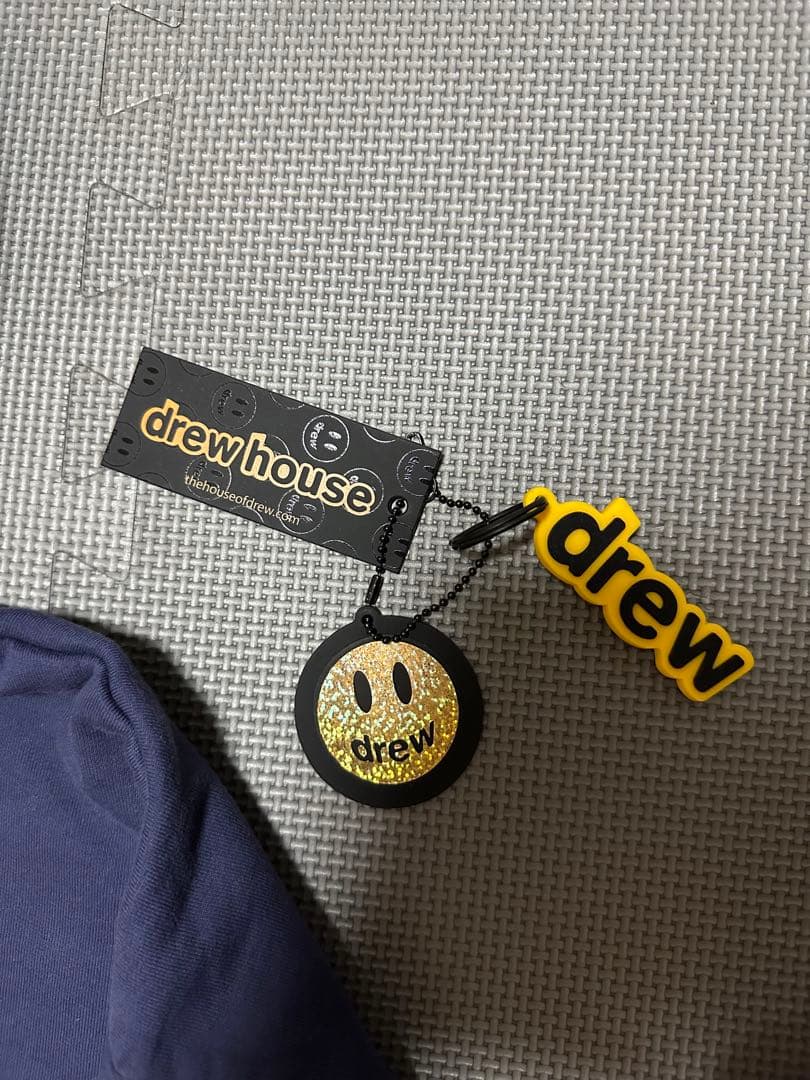 drew house ネイビー スマイルロゴ パーカー drew house ネイビー スマイルロゴ パーカー - メルカリ