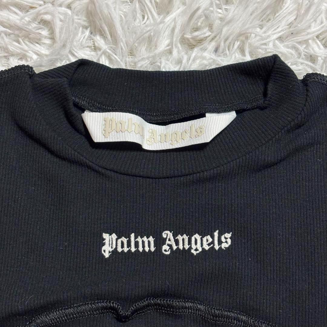 Palm Angels ロゴ刺繍 ミニワンピース 黒 S イタリア製 Palm Angels ロゴ刺繍 ミニワンピース 黒 S イタリア製 - メルカリ