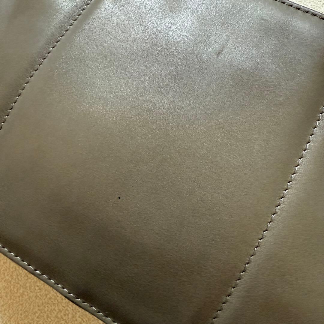 ボッテガヴェネタ　イントレチャート ウエストバッグ　ボディバッグ　グレー