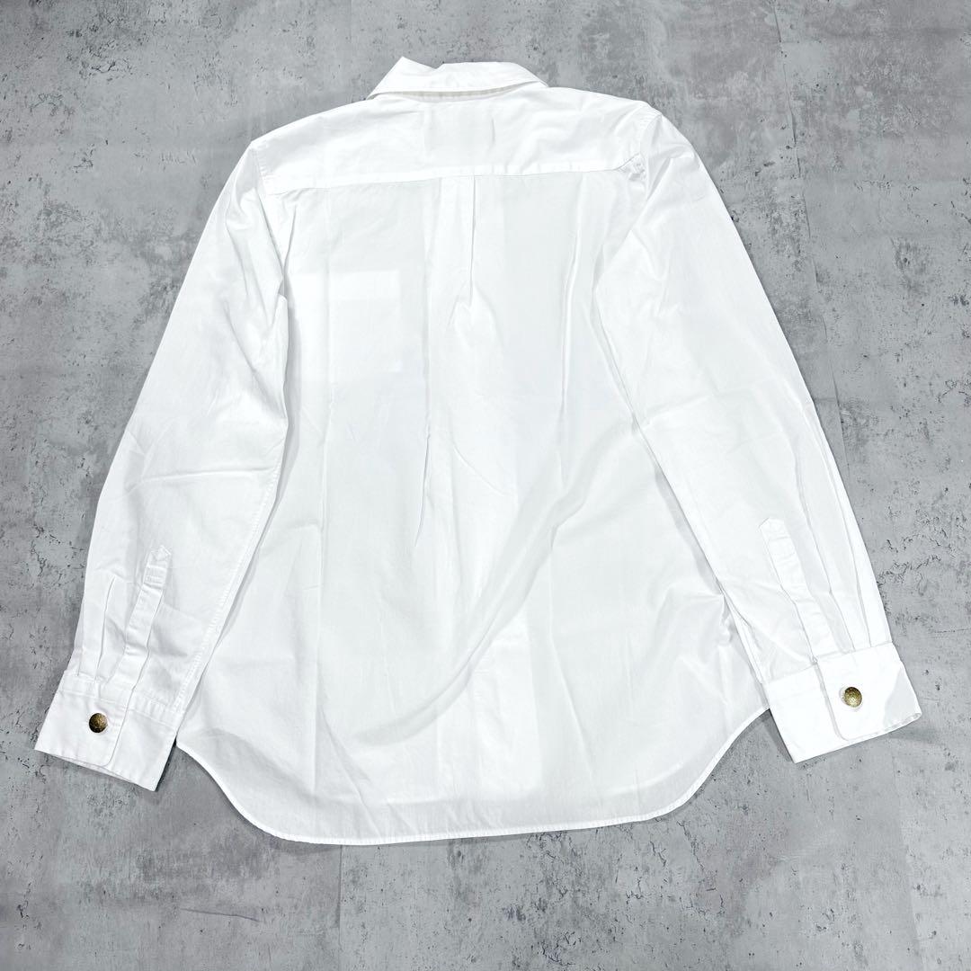 tricot COMME des GARCONS 丸襟 白シャツ 金ボタン 長袖 - メルカリ tricot COMME des GARCONS 丸襟 白シャツ 金ボタン 長袖 - メルカリ