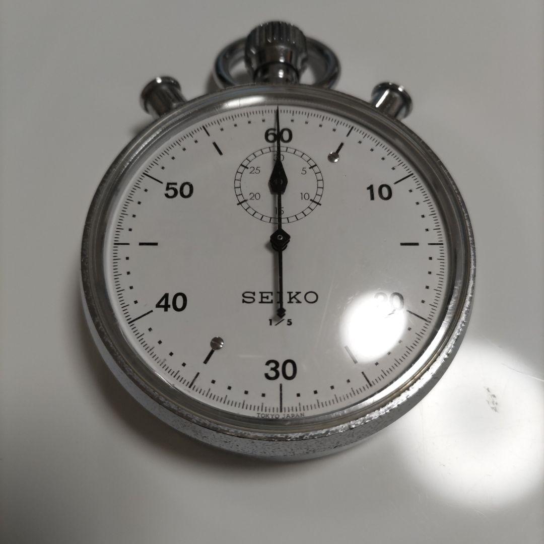 【稼働品】 SEIKO セイコー ストップウォッチ スプリットセコンド 手巻き 稼働品】 SEIKO セイコー ストップウォッチ スプリットセコンド