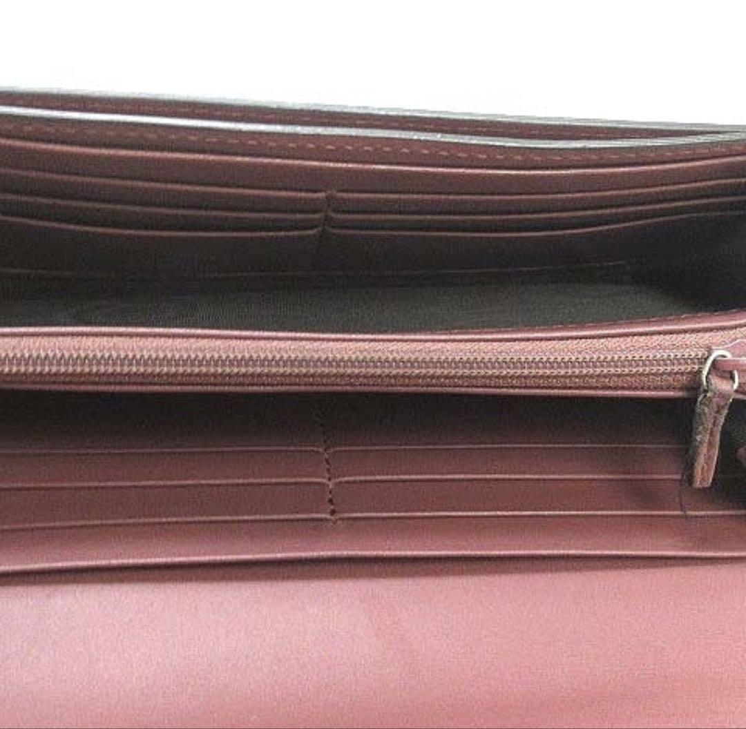 GUCCI 長財布 GGブルームス GGスプリーム 花柄 グレー ピンク