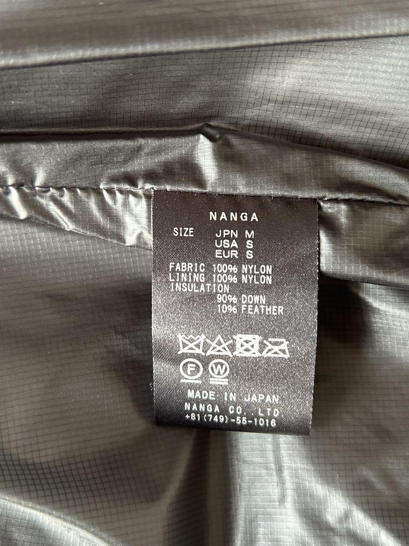 超美品　nanga ナンガ　マゼノリッジ　ダウン　ベスト　M