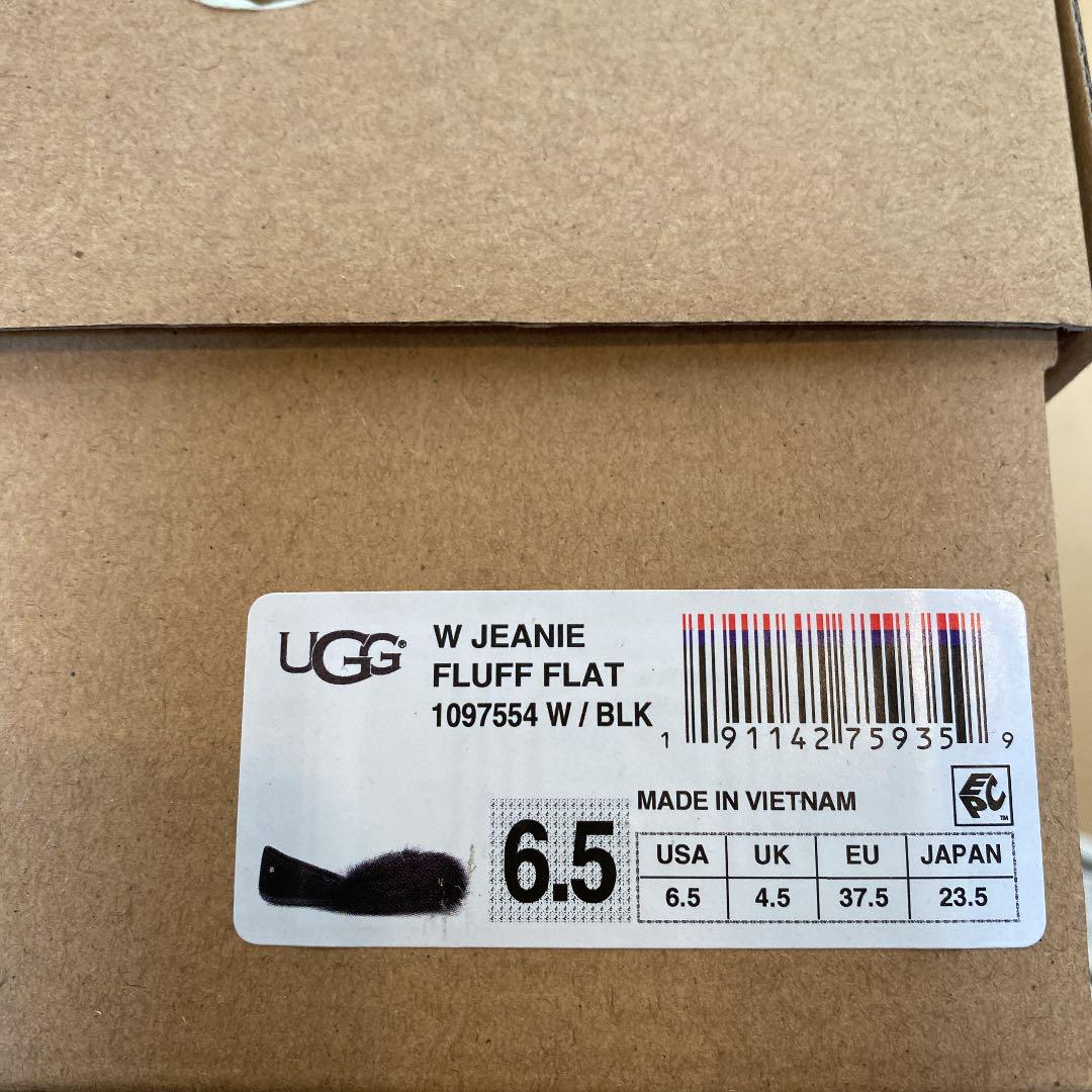 ugg jeanie fluff flat 黒 サイズ6.5(23.5cm)新品 - メルカリ ugg jeanie fluff flat 黒 サイズ6.5(23.5cm)新品 - メルカリ