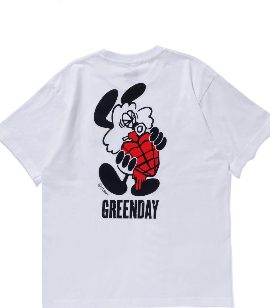 ★25SS 入手困難★VERDY Green Day Vick T-SHIRT VERDY x GREEN DAY Vick Tee White