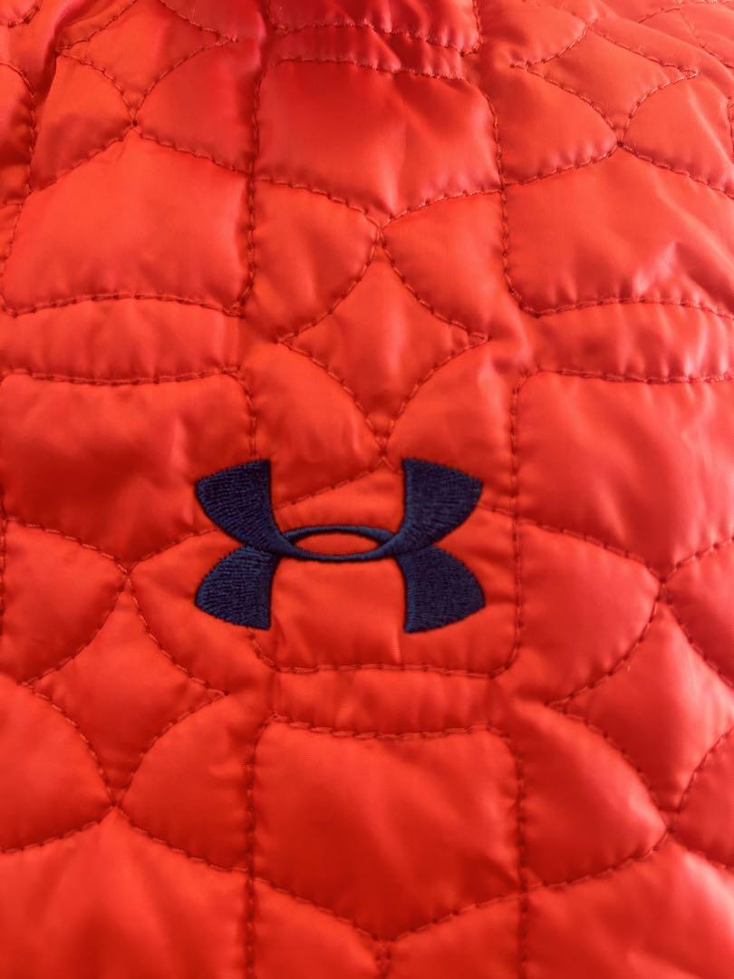 Under Armour オレンジ キルティングジャケット L 一度だけ試着 Under Armour オレンジ キルティングジャケット L 一度だけ試着