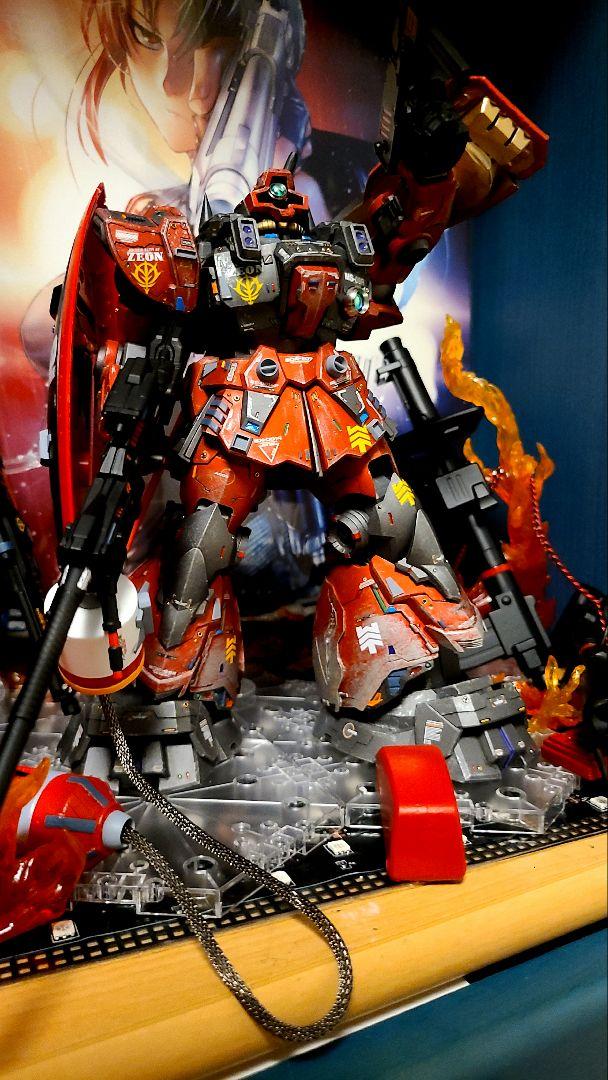 MG シャア専用 リックドム 塗装 改修品 MG シャア専用 リックドム 塗装 改修品 - メルカリ