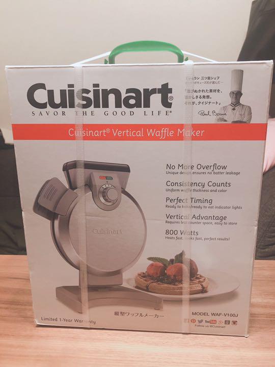 【新品未使用】Cuisinart 縦型ワッフルメーカー WAF-V100J 【新品未使用】Cuisinart 縦型ワッフルメーカー WAF-V100J