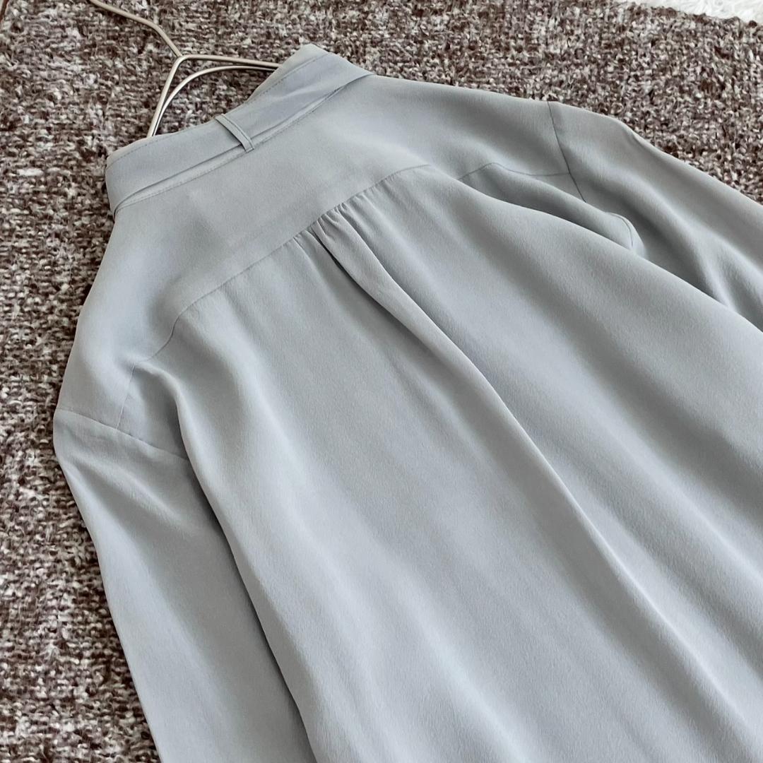 格安新品  美品✨ウィムガゼット ブラウス ボウタイ シルク100 バンド トップス