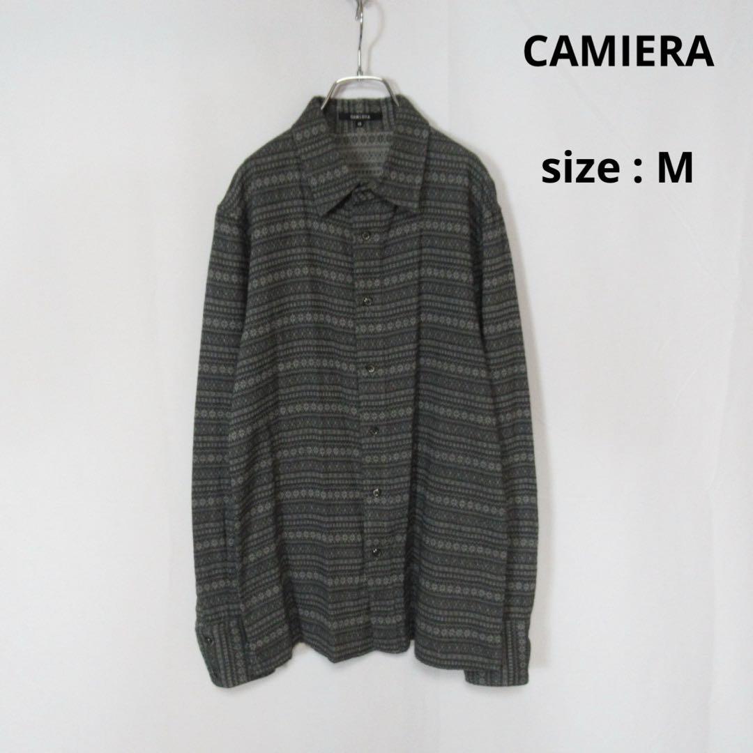 CAMIERA / cotton regular collar shirts M