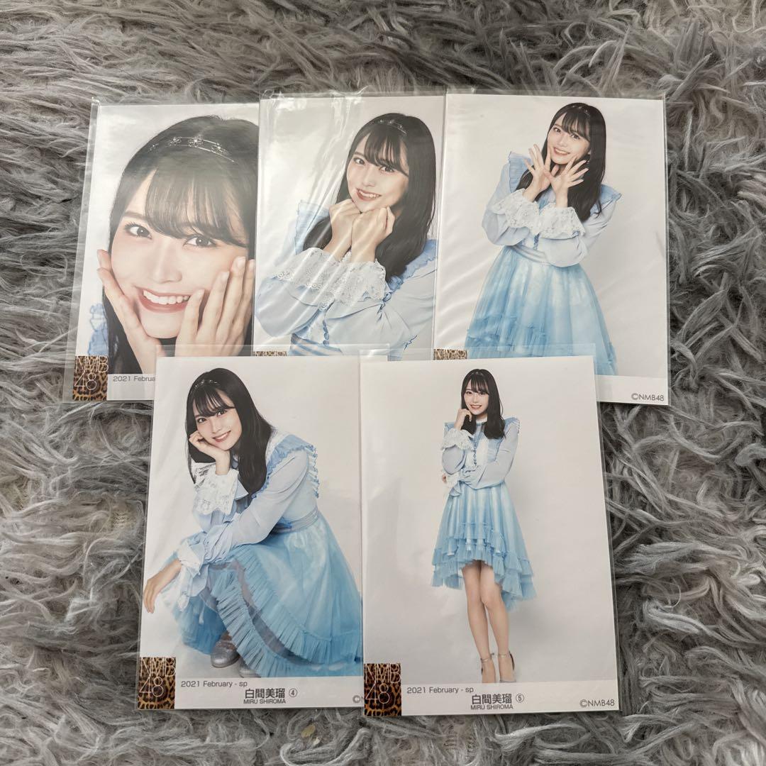 NMB48 白間美瑠 生写真 ⑤ NMB48 白間美瑠 生写真 ⑤