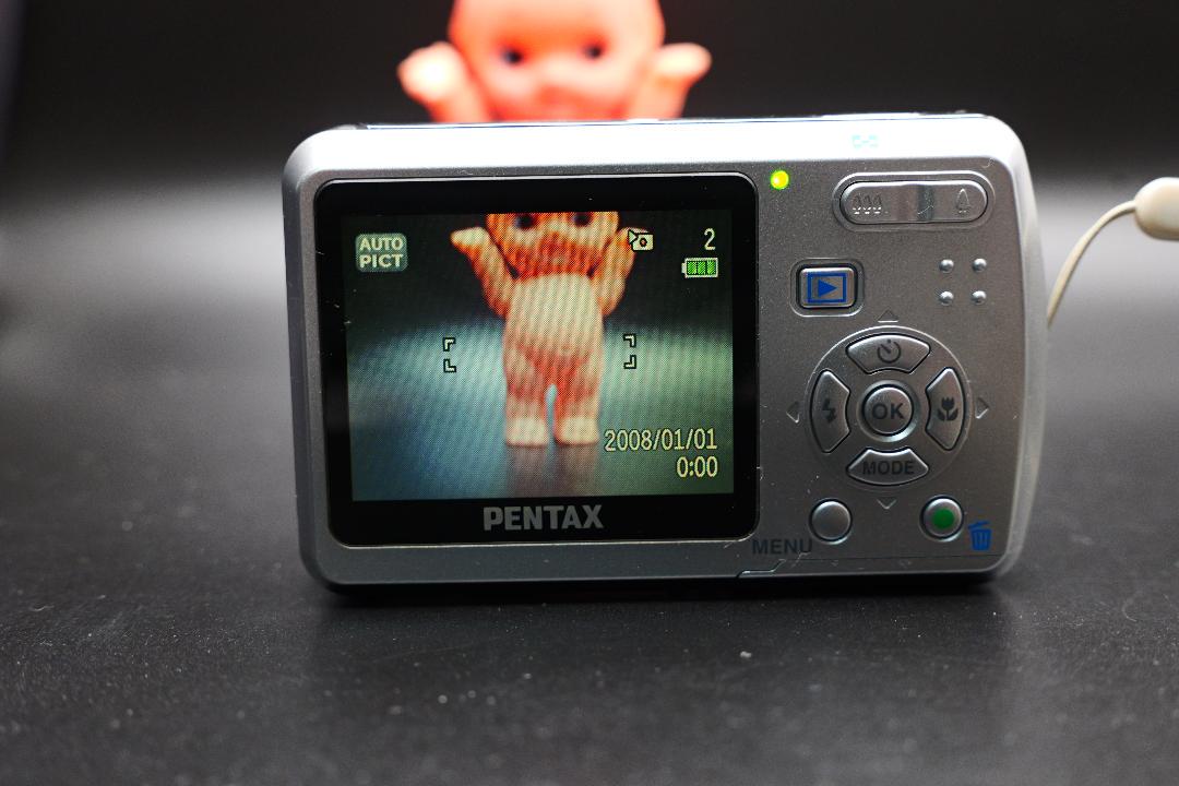 【動作確認OK】PENTAX ペンタックス Optio E50 レトロコンデジ