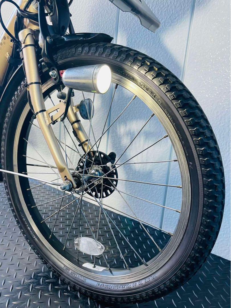 0974 ブリジストン3人乗り子供乗せ電動自転車.20インチ