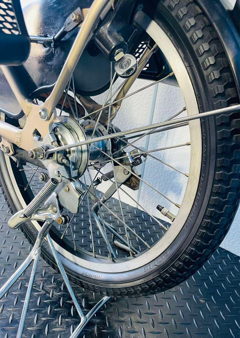 0974 ブリジストン3人乗り子供乗せ電動自転車.20インチ