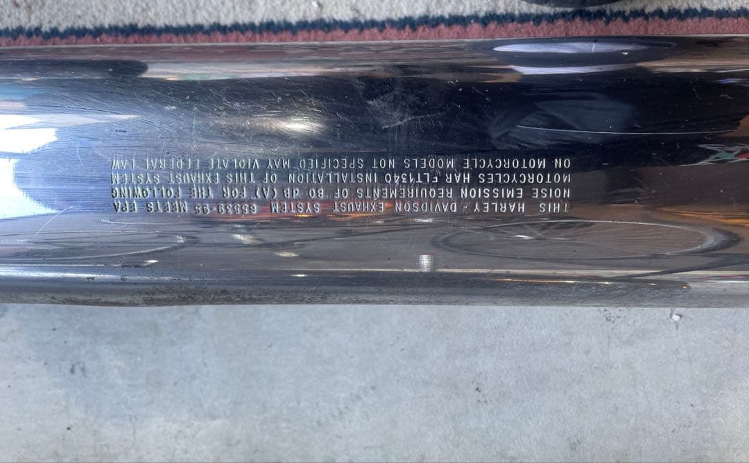 ハーレー 1972年ショベル FLH マフラー ハーレー 1972年ショベル FLH マフラー