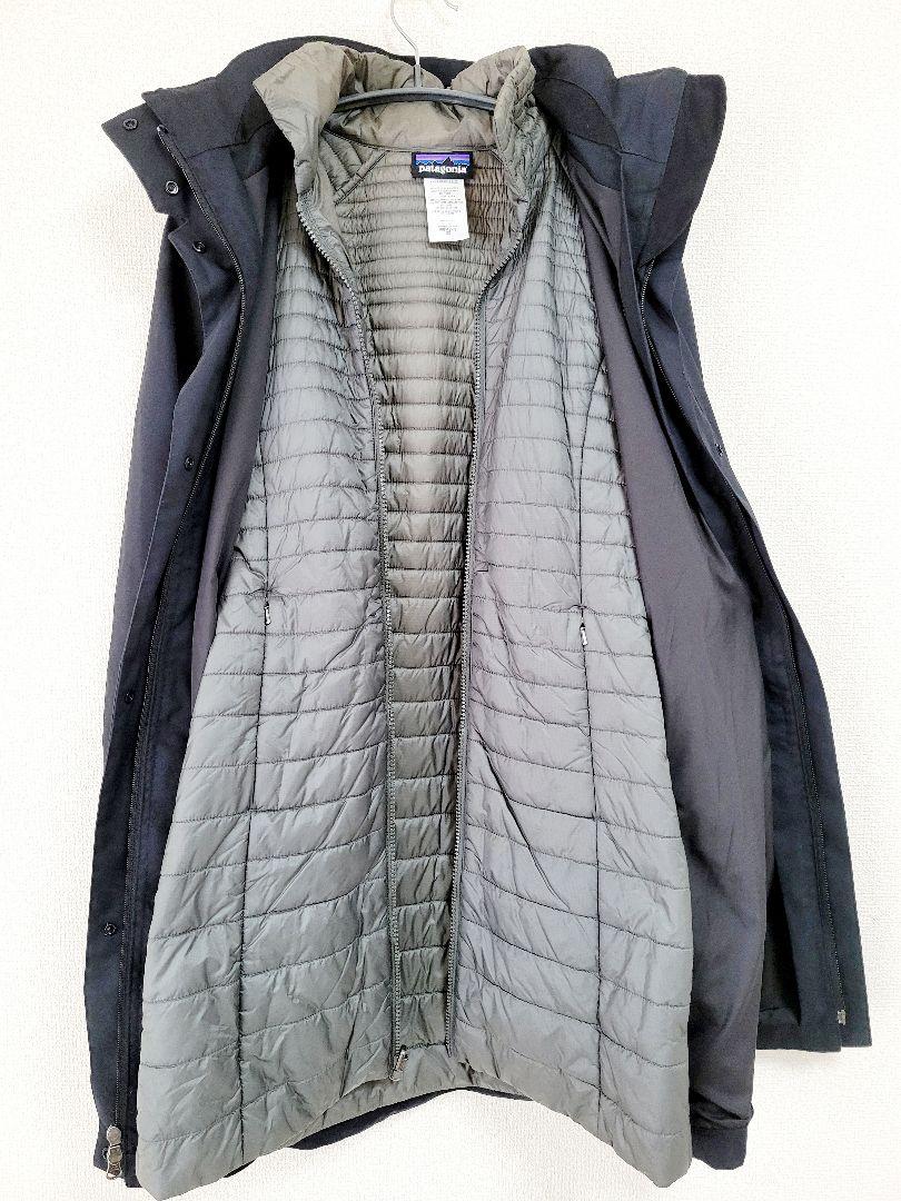 patagonia　パタゴニア　ダウン　トレンチ　黒　XＳサイズ