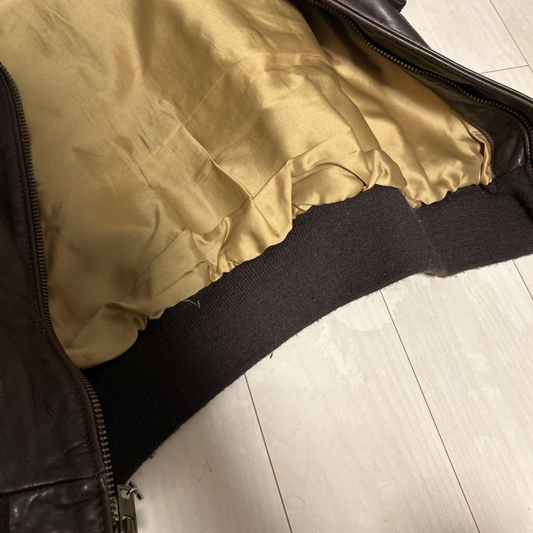 SCHOTT ショット a-2 レザージャケット ブルゾン ミリタリー 40 L