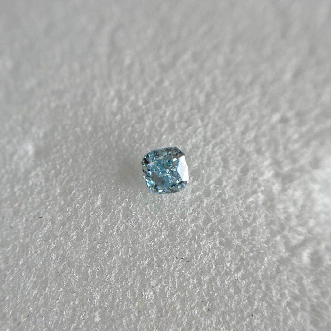 0.030ct VS-2 天然ブルーダイヤモンドルース FIGB 中央宝石研究所