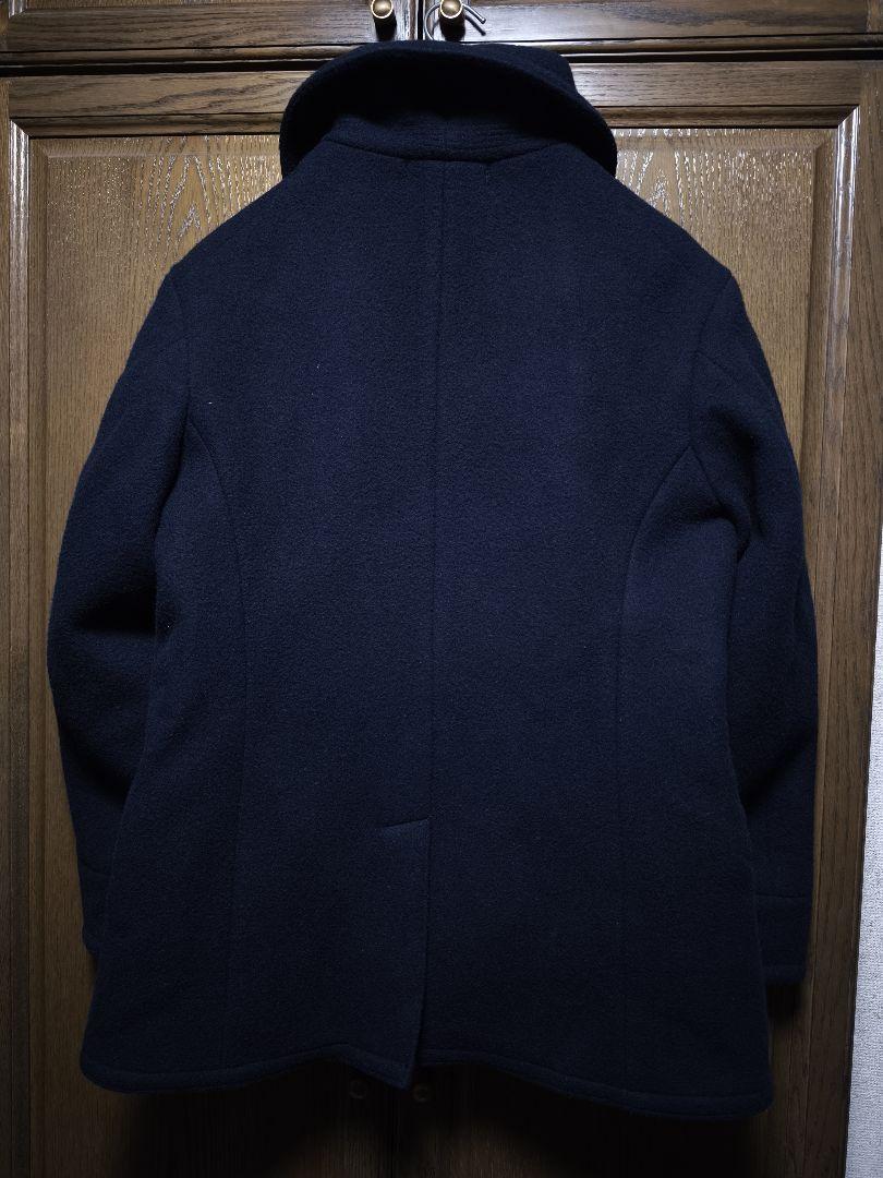 BONCOURA ウールカシミヤメルトン ピーコート　38 M