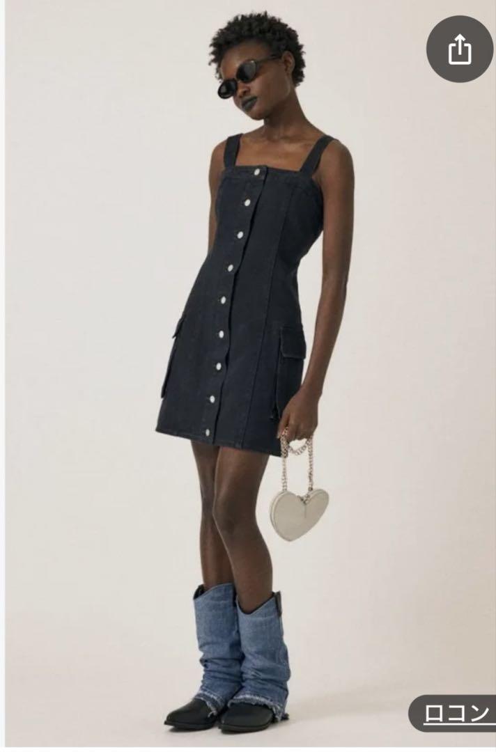 MOUSSY DENIM CARGO MINI ドレス　マウジー　ワンピース
