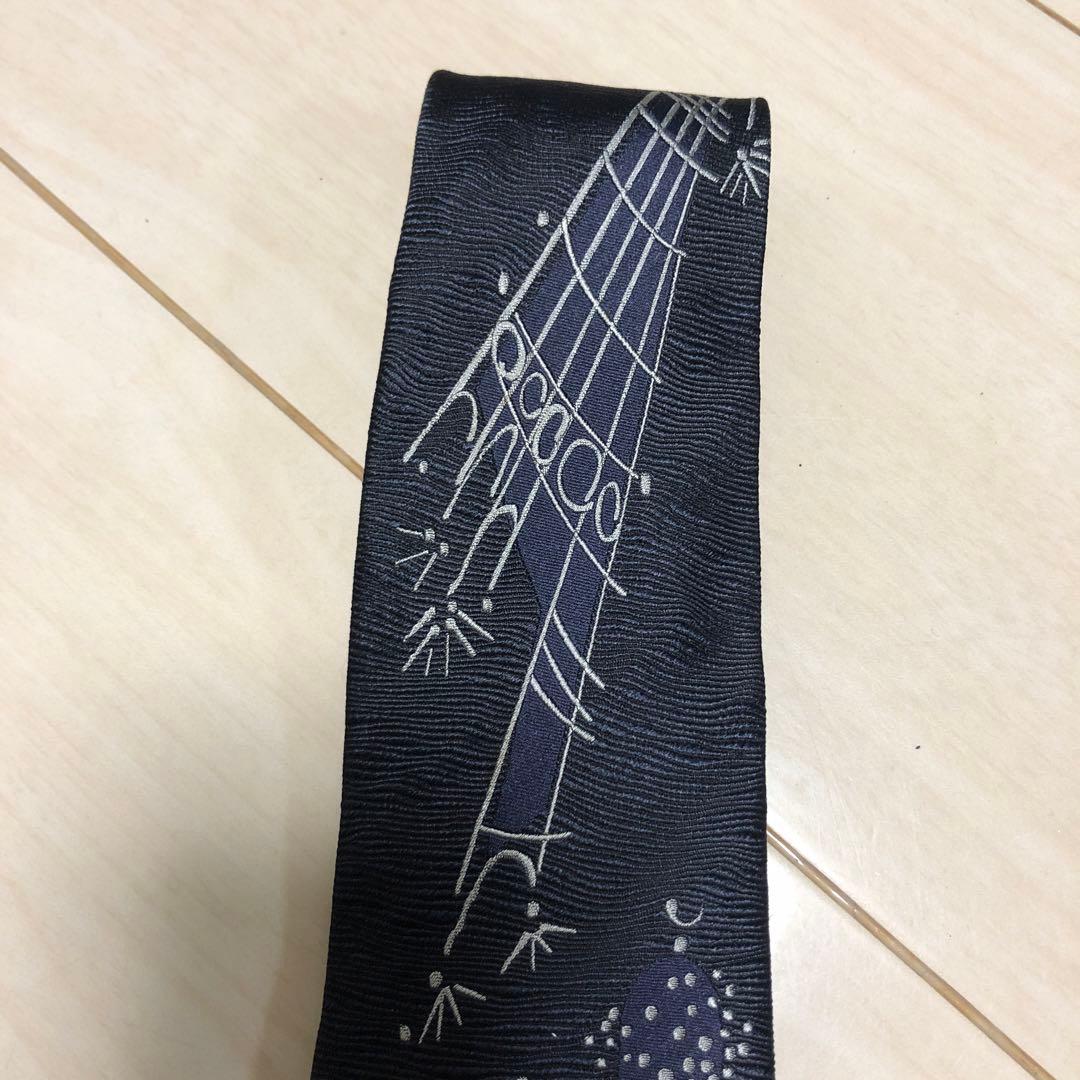 ドミニクフランス　ネクタイ　紺　HW ハインツヴェルナー