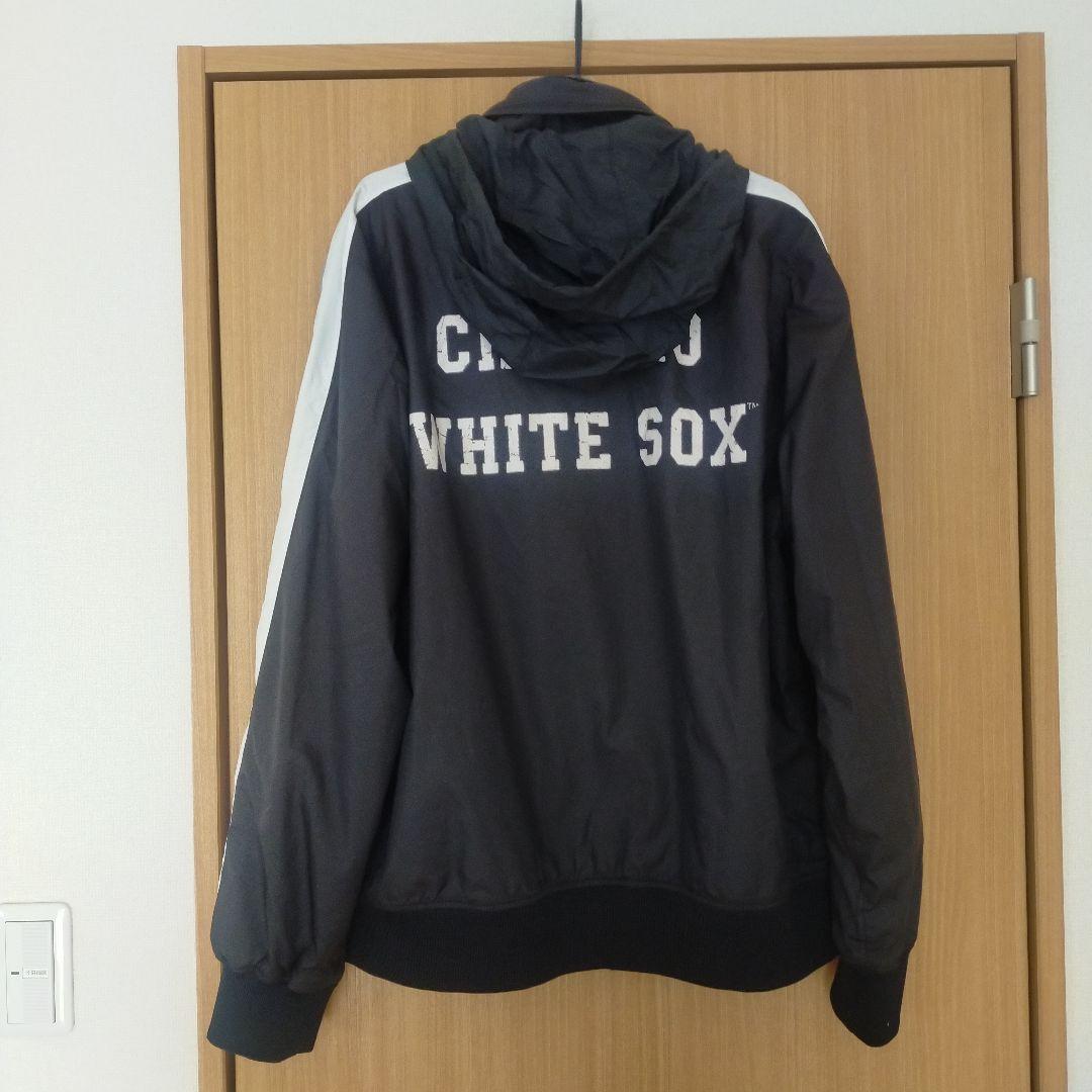 ユニクロ Chicago White Sox 刺繍ロゴ ブラックジャケット