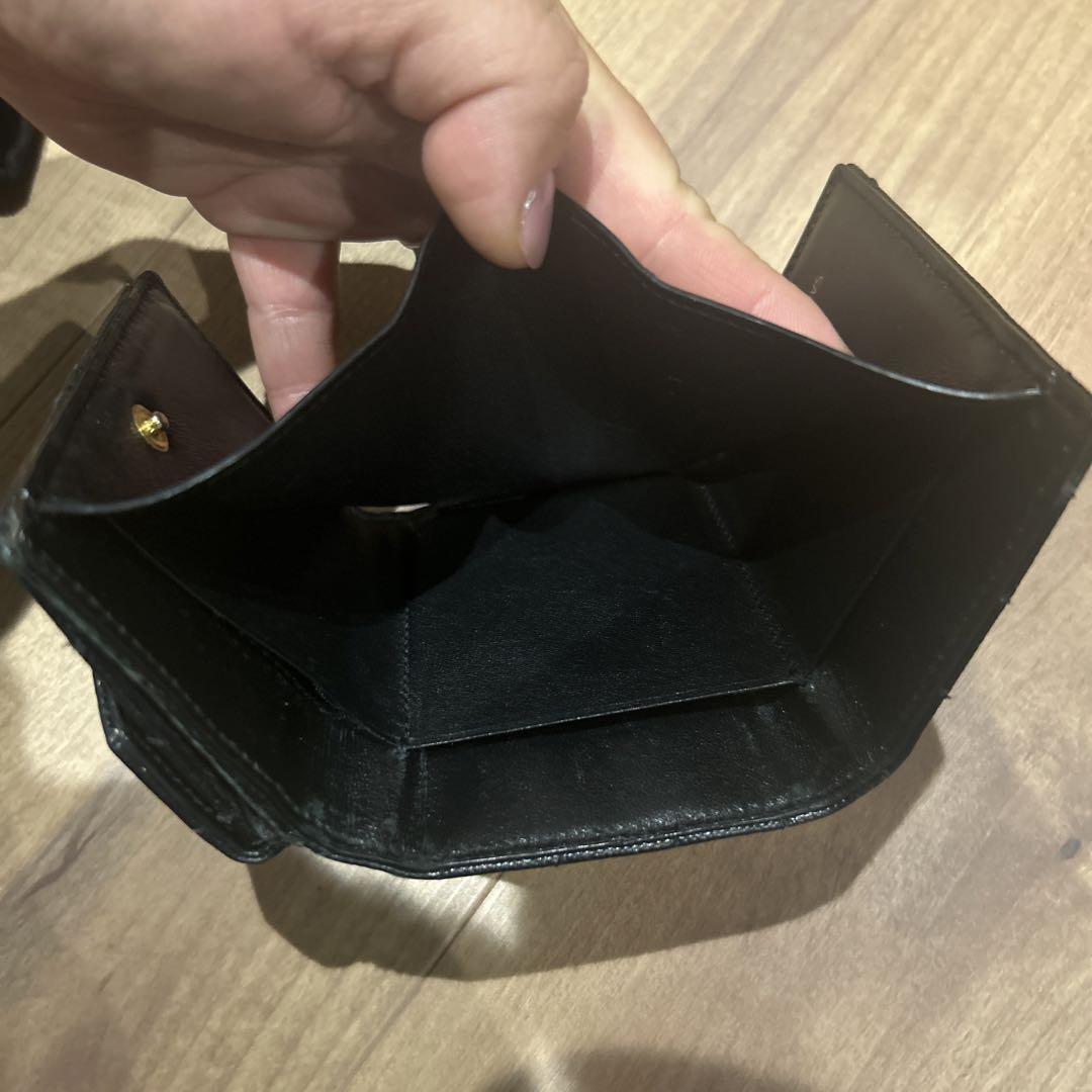 SAINT LAURENT ブラックミニ財布