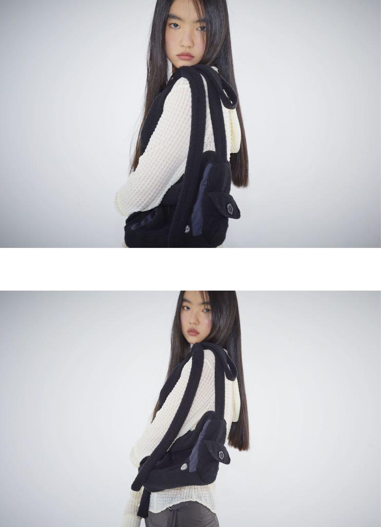 COYSEIO RIBBON BAG BLACK