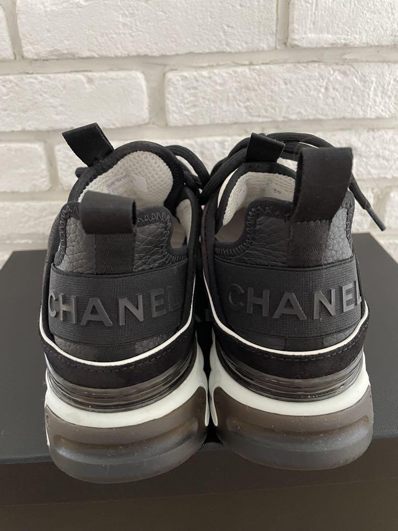 【美品】CHANEL シャネル　スニーカー ブラック 36 awardsandwinners.com