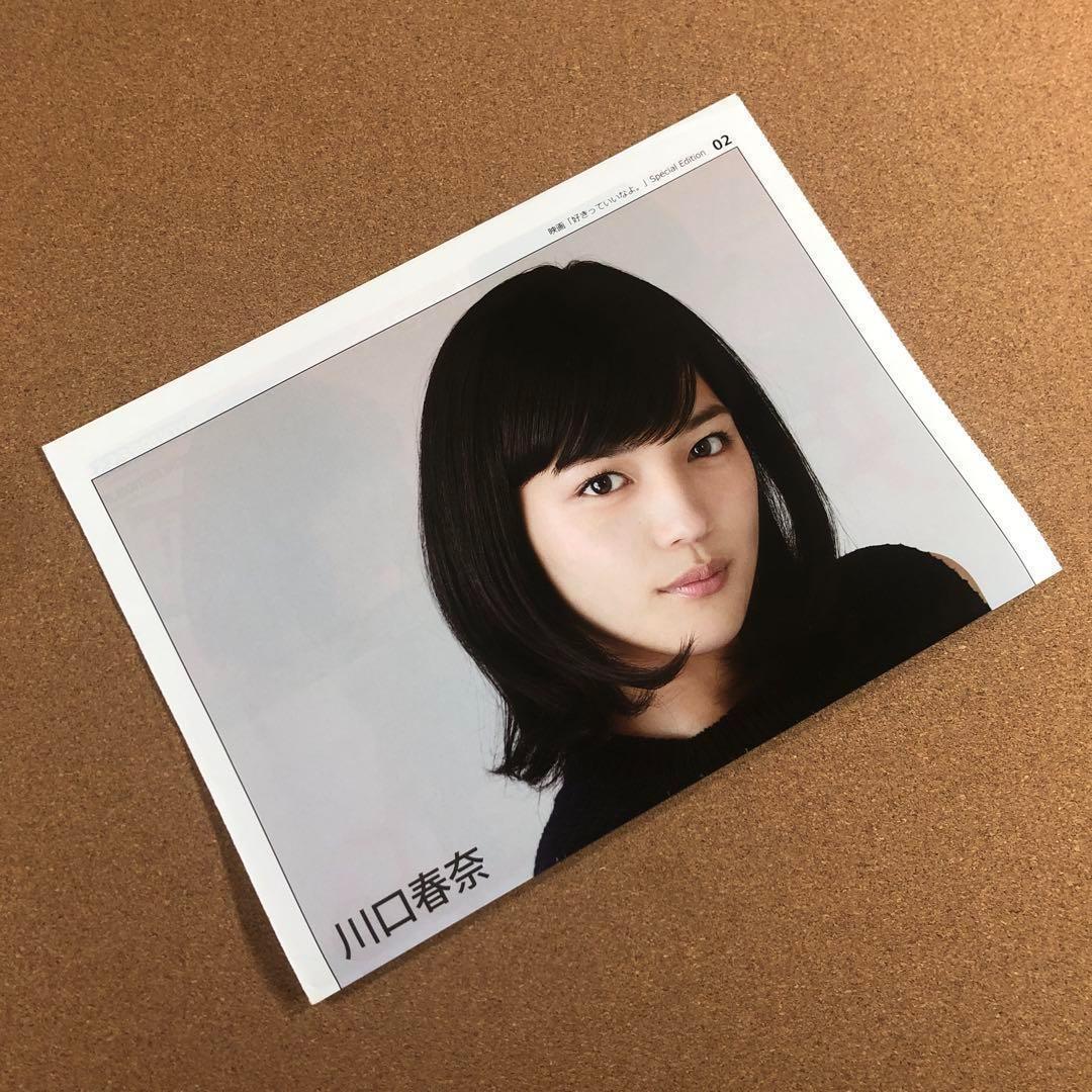 SALE】川口春奈さん掲載10ページセット(ポスターサイズ)