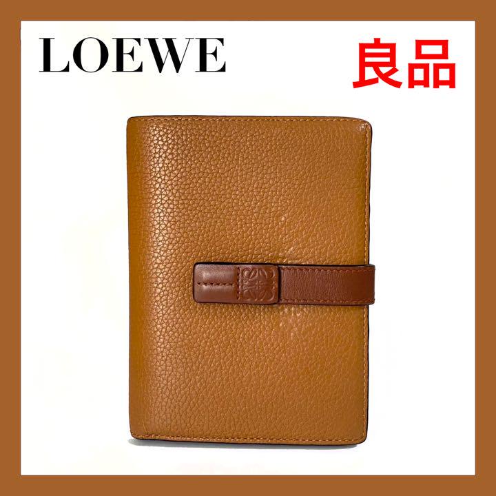 最高 ⭐良品⭐ロエベ アナグラム バーティカル 折り財布 財布 LOEWE
