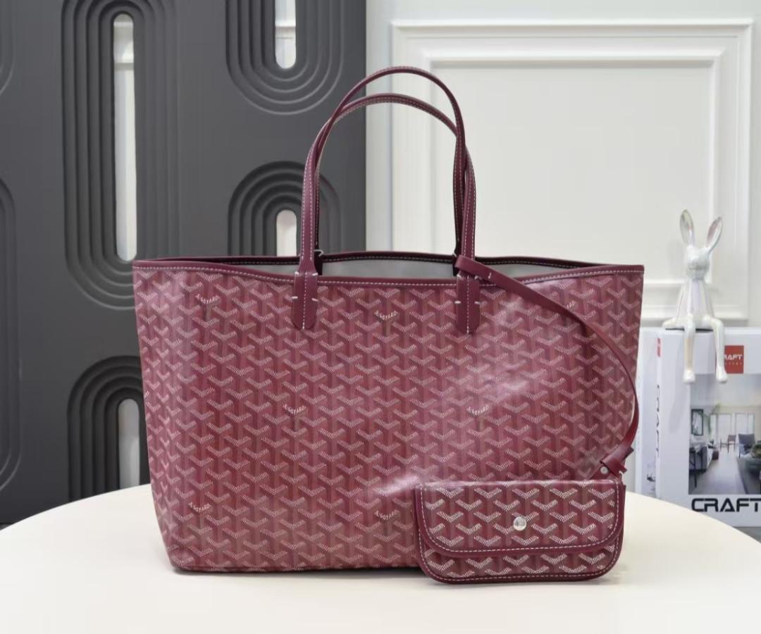GOYARD ゴヤール サンルイPM トートバッグ ワインレッド