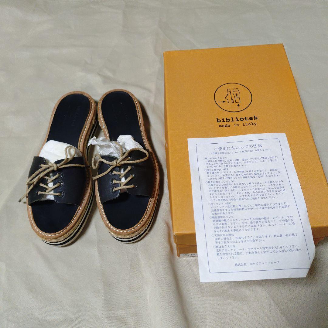 ビブリオテック×UNITED ARROWS♥ レースアップ サンダル 37