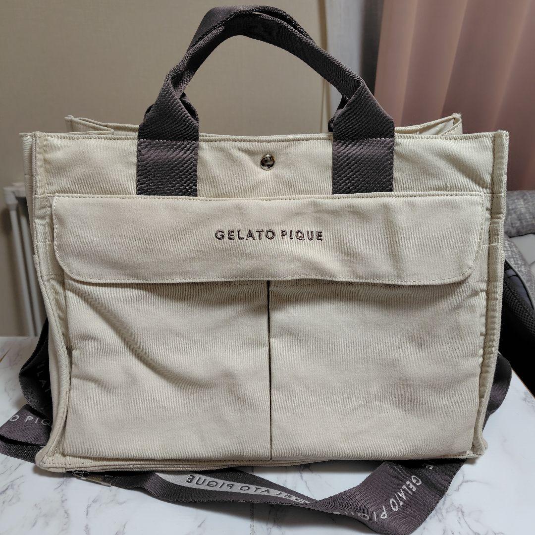 【限定値下げ】gelato pique 2wayスクエアママバッグ