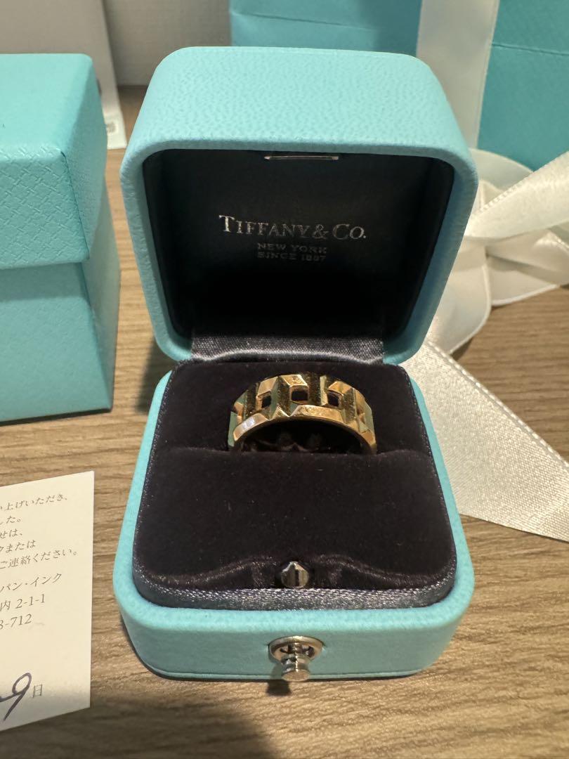 Tiffany & Co. トゥルー 8mm リング 18K ゴールド