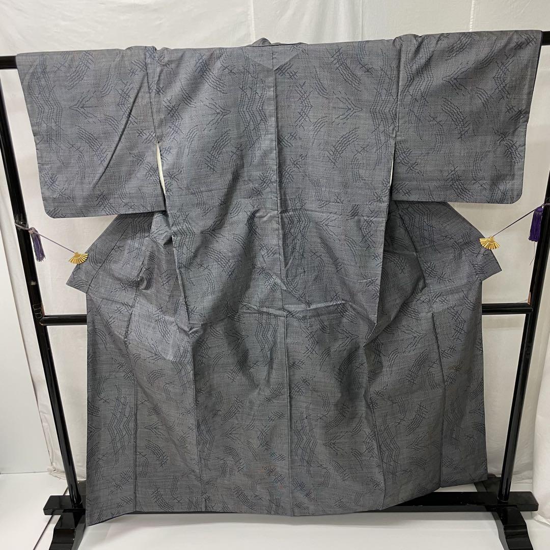 大島紬 幾何学文様 正絹 y621 - メルカリ