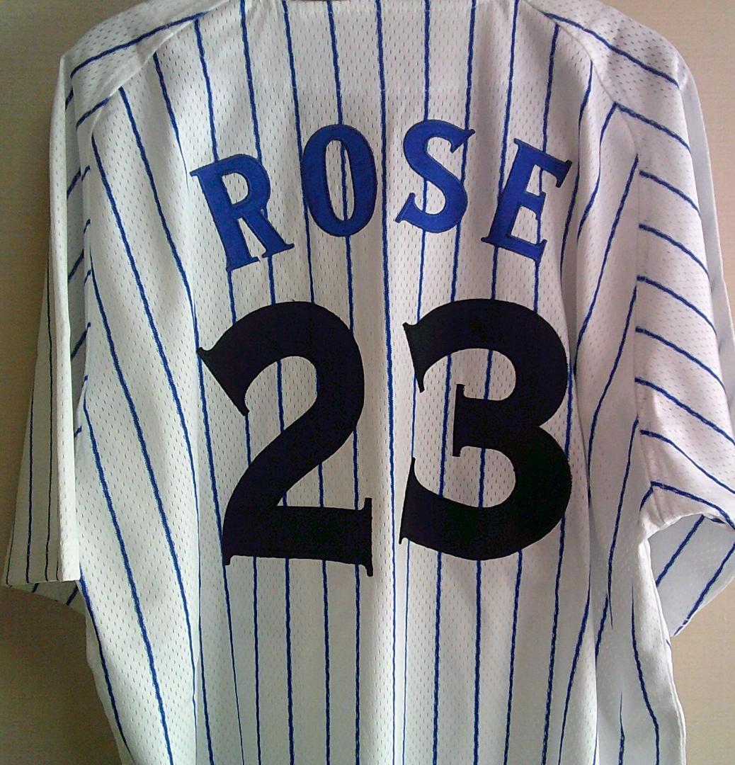横浜DeNAベイスターズ　ローズ　直筆サイン入り　ホーム刺繍ユニフォーム L復刻ROSE《横浜DeNAベイスターズ》ローズ23復刻ユニフォーム