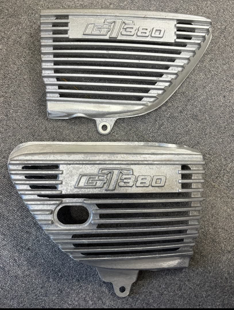 GT380 アルフィンサイドカバー 後期 未塗装 左右 B3 B4 B5 B6