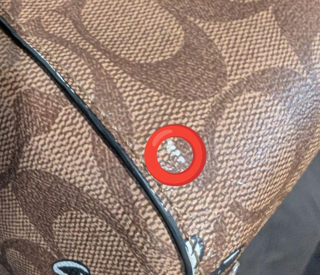 COACH コーチ スヌーピーコラボ ハンド ミニボストン バッグ 2way