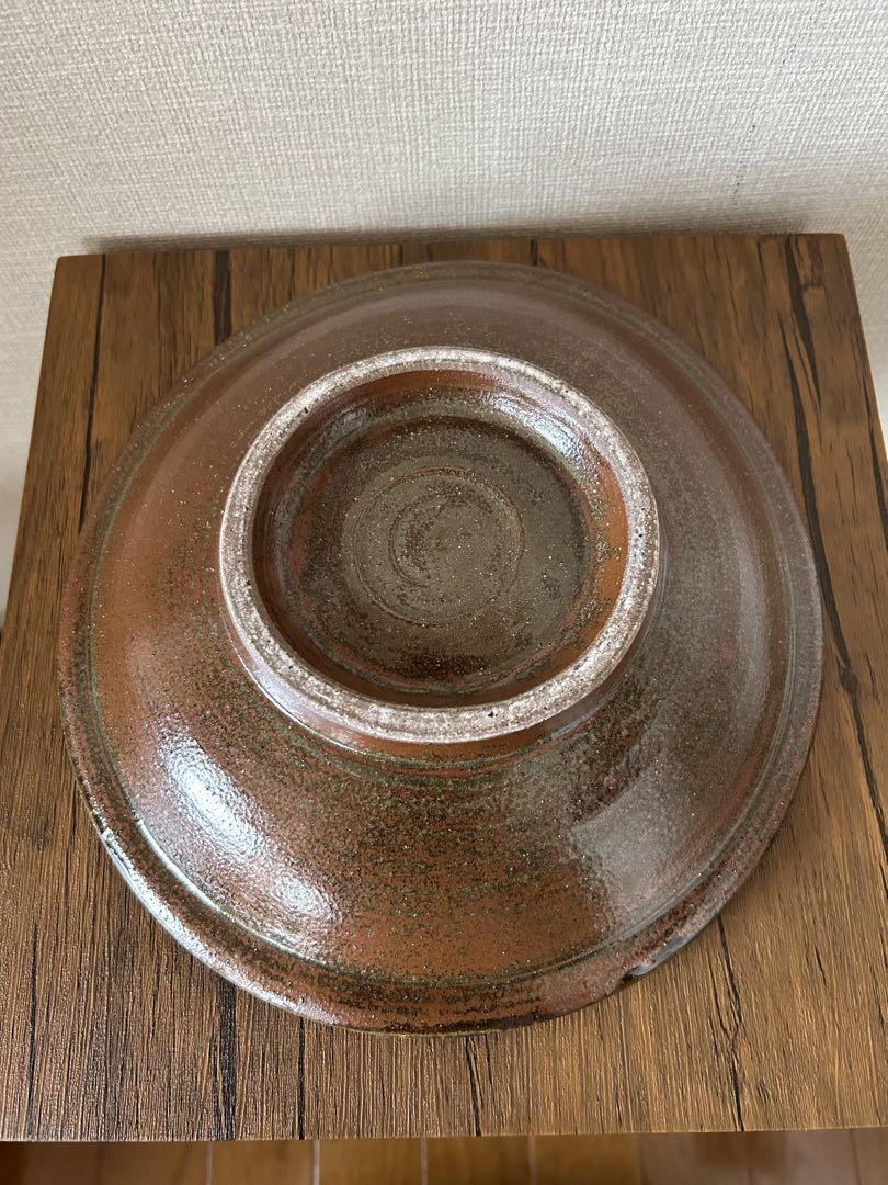 【読谷山焼北窯 】松田 米司 コバルト唐草 8寸