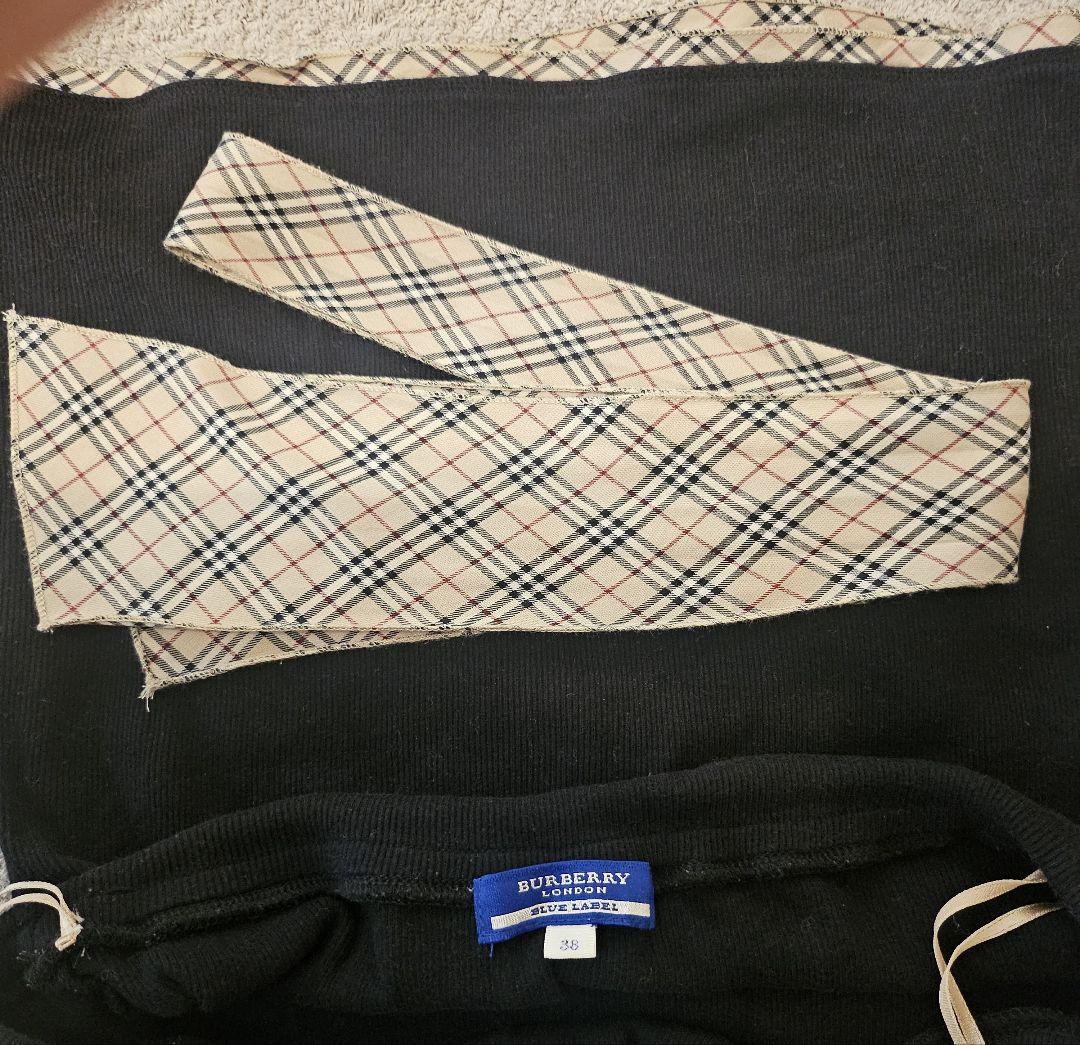 BURBERRY ブラック キャミソール 38