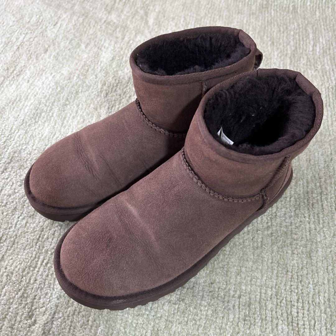 UGG ムートンブーツ ブラウン - 靴工場 直営 店