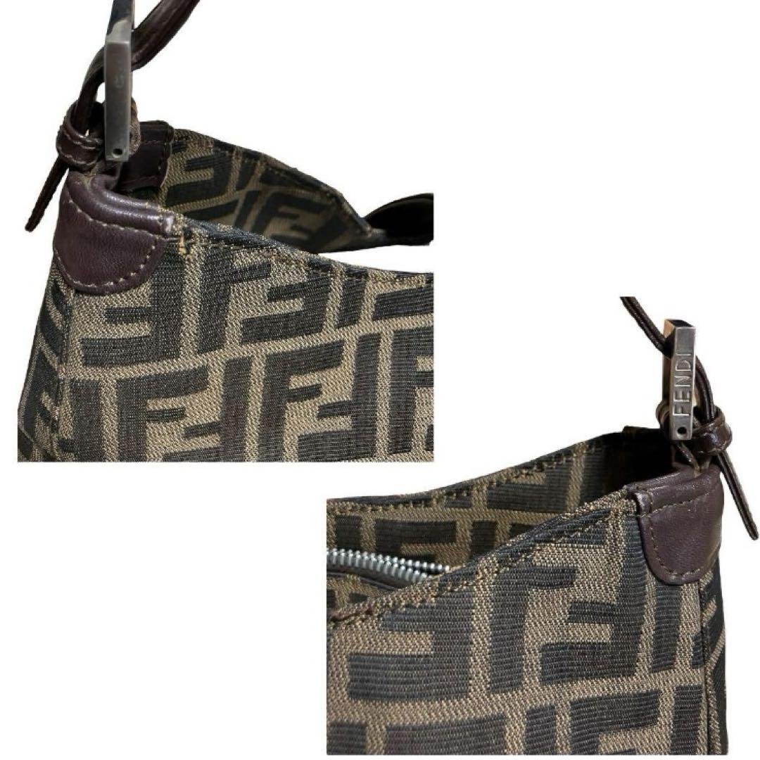 FENDI マンマバケット ワンショルダー バッグ 肩掛け ズッカ