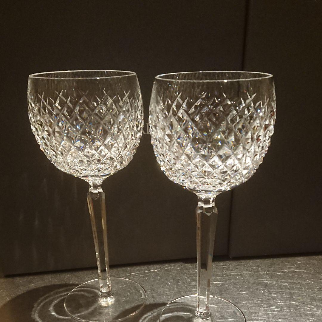 WATERFORD ヴィンテージ クリスタル ワイングラス ペア - dentalmedica