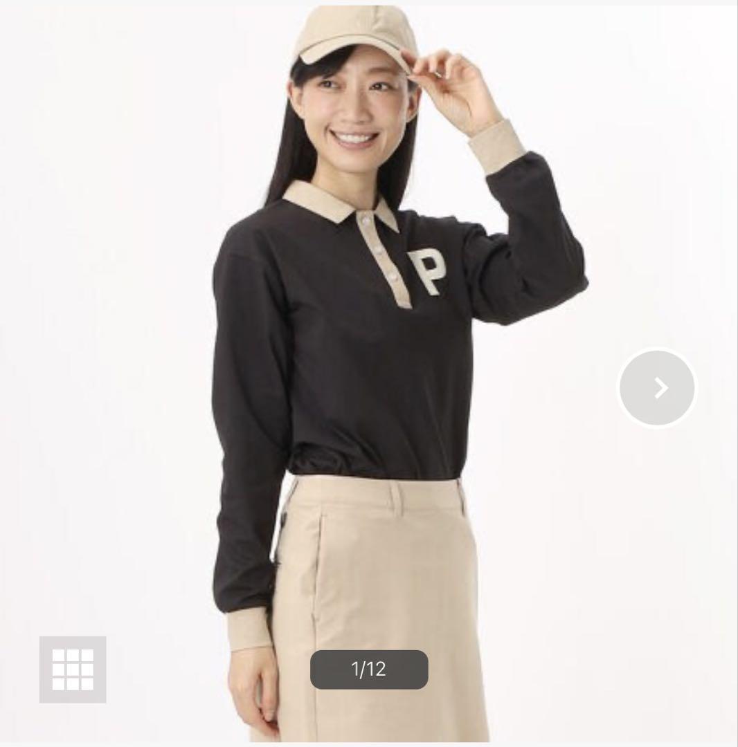 PUMA GOLF プーマゴルフ レディース Pロゴ セットアップ ベージュ