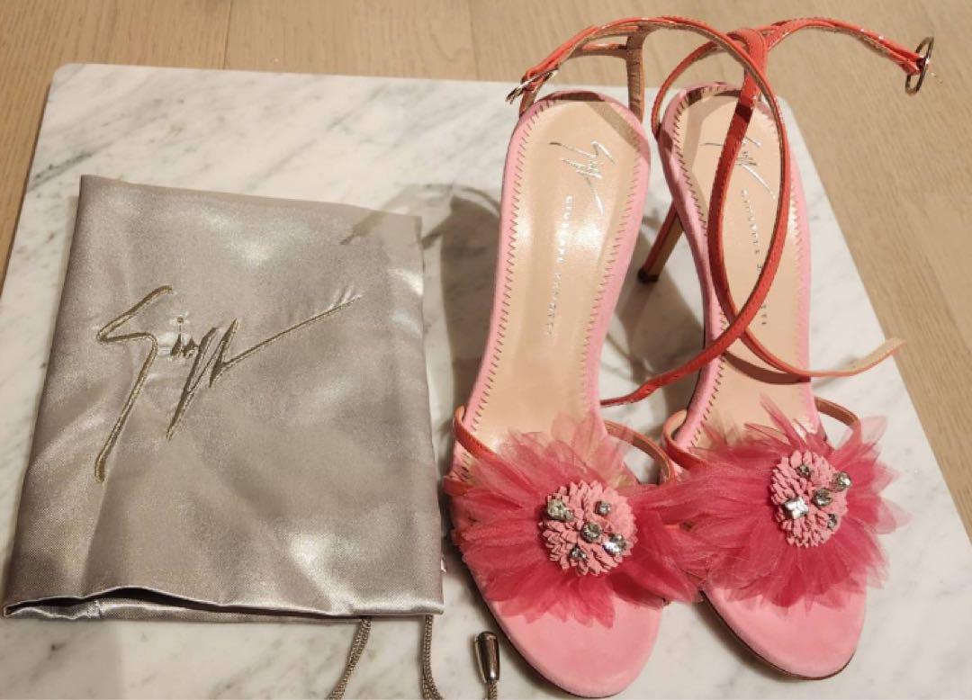 【美品】 GIUSEPPEZANOTTIサンダル37 (24cm)